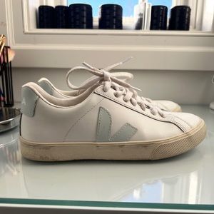 VEJA sneakers. Light blue/light teal. Worn once. Great condition!!